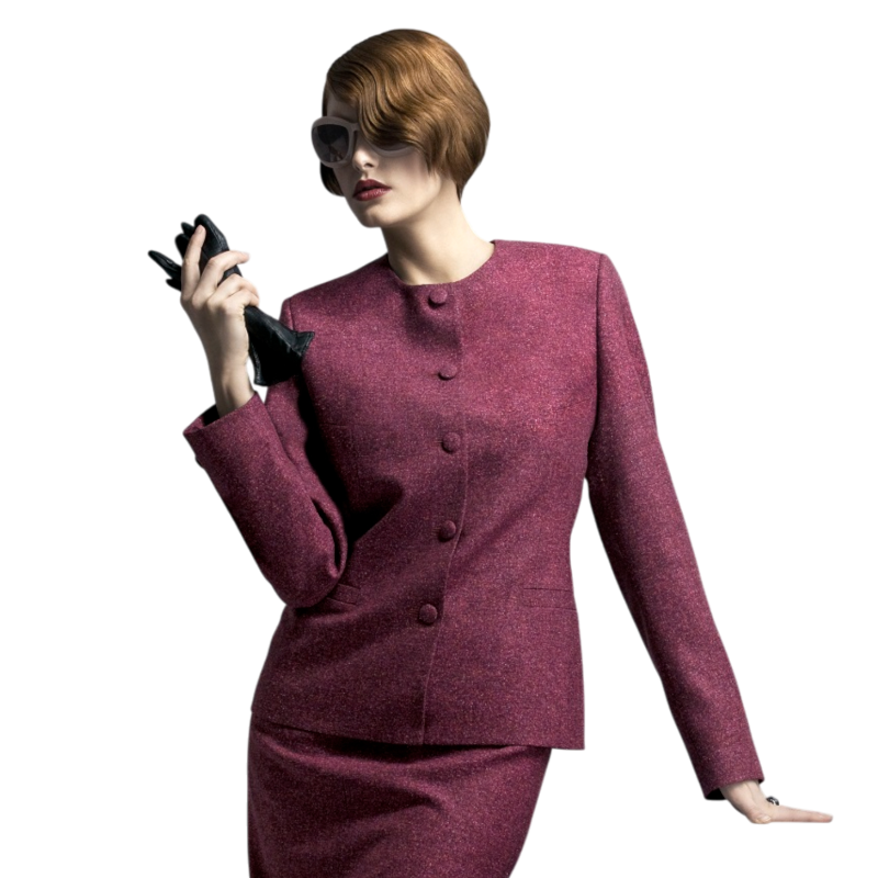 Dames mantelpak op maat gemaakt