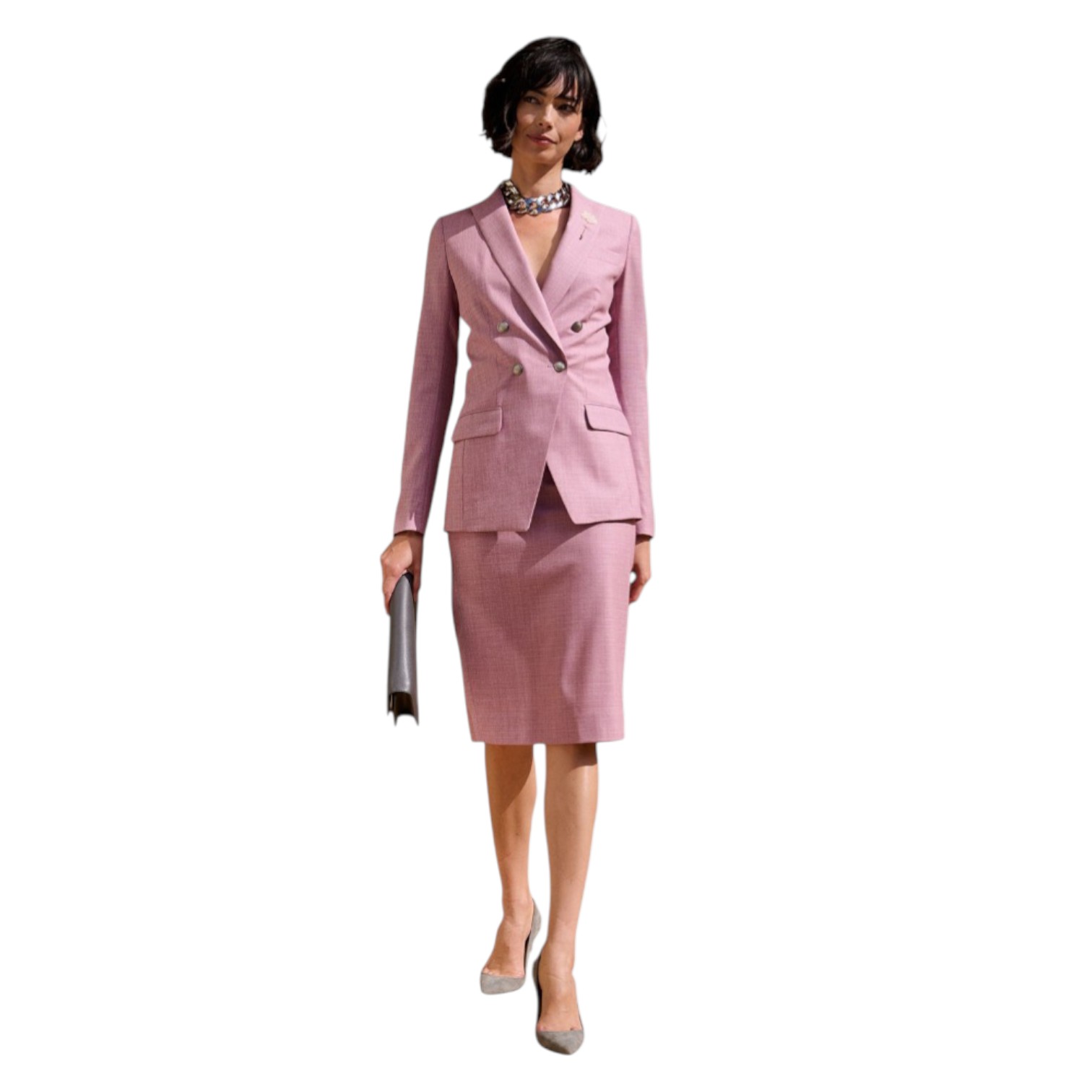 Mantelpak vrouw op maat gemaakt