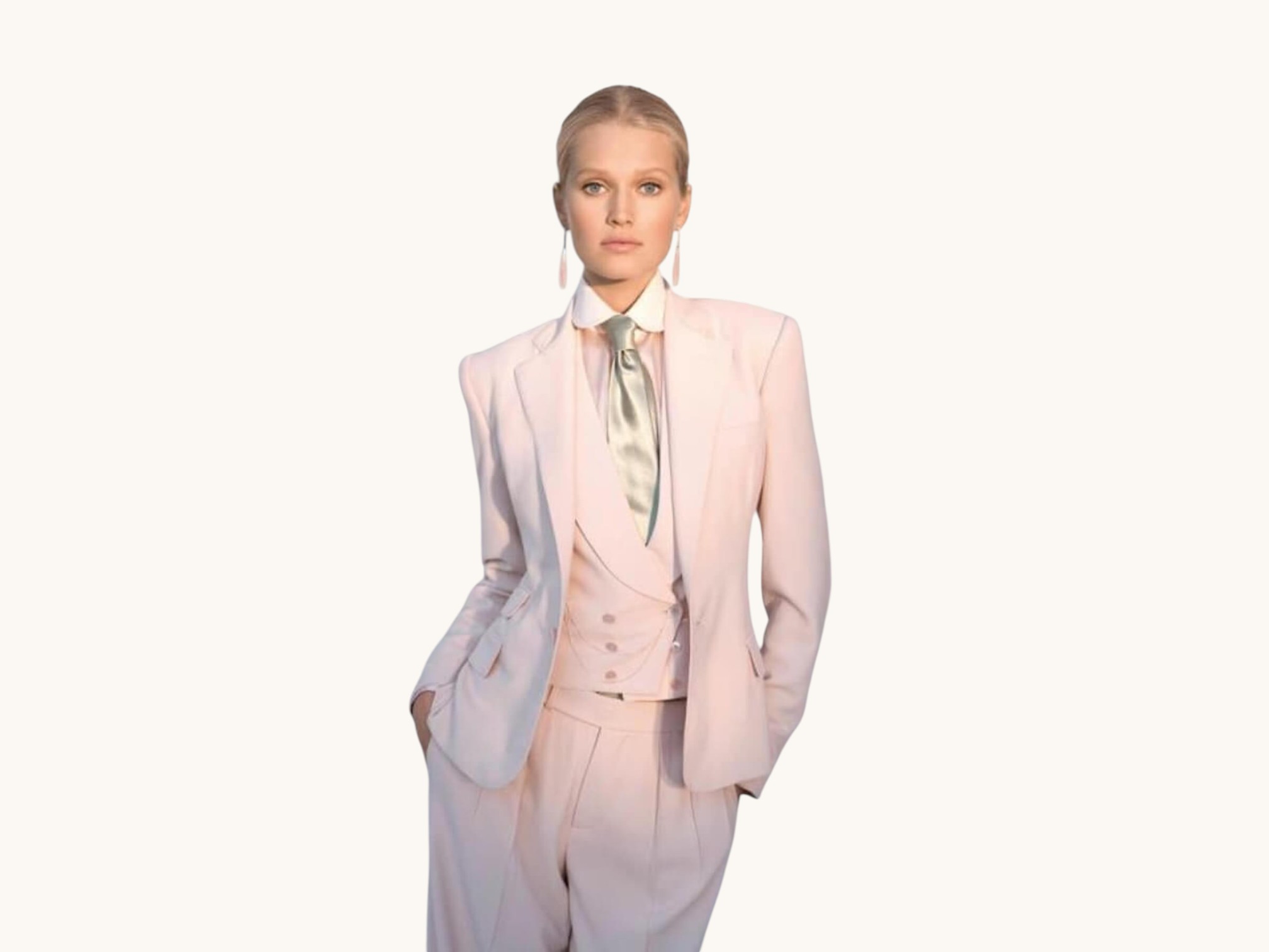 Dames trouwpak op maat gemaakt