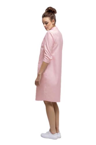 Blouse-jurk-roze-op-maat-