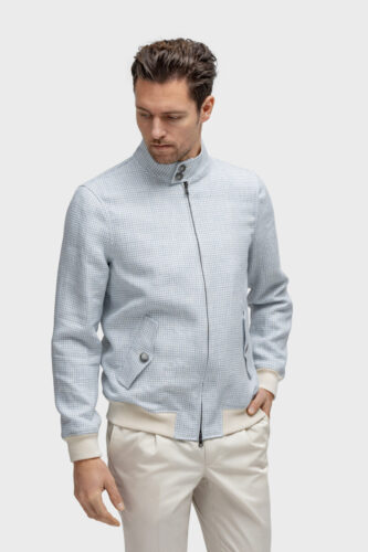 Bomber-jasje-op-maat-gemaakt-blauw-pied-de-poule