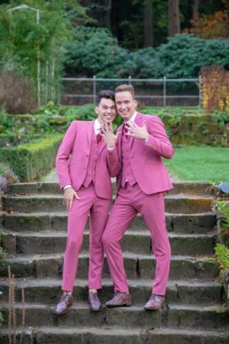 Bruidspak-3-delig-roze-op-maat-gemaakt