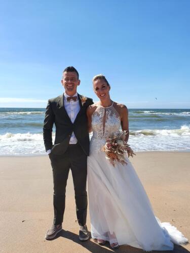 Bruidspak-groen-zomers