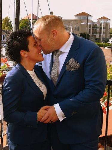 trouwpak voor man en vrouw op maat gemaakt 