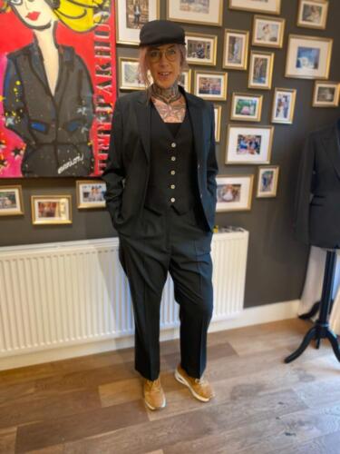 Dames-maatpak-3-delig-met-gilet-groen