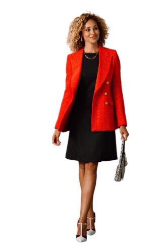 Dames-maatpak-met-rode-blazer-en-rok-klasiek-mantelpak