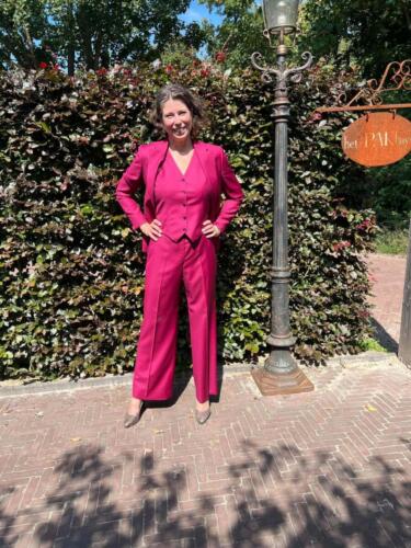 Dames-maatpak-roze