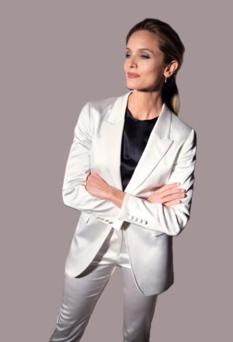 Dames-maatpak-wit-glanzend-