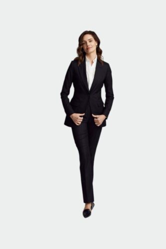 Dames pak op maat zwart 