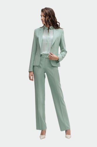 Dames-smoking-op-maat-licht-groen