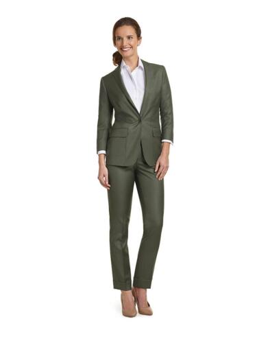 Dames maatkostuum gemaakt in groen
