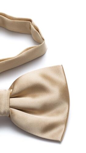 Dames smoking strik goud zijde