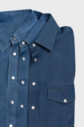 Denim-spijker-blouse-op-maat-gemaakt