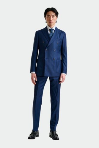 Double-breasted-maatpak-blauw-van-Scabal-stof