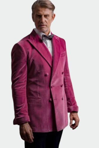 Fluweel-smoking-jas-op-maat-roze