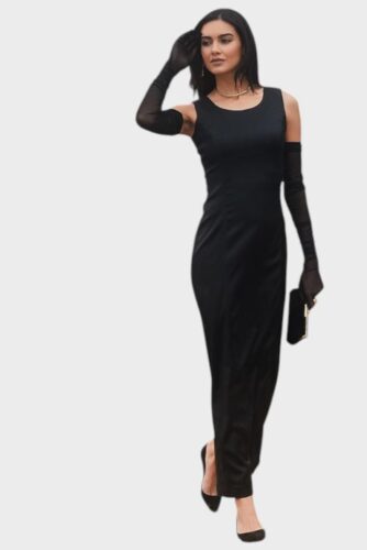 Lange-feestelijke-jurk-op-maat-gemaakt-van-Holland-sherry-stof