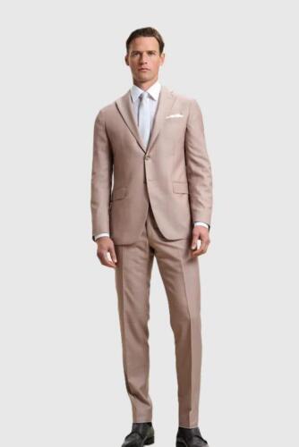 Maatkostuum-zacht-roze-van-Scabal-stof