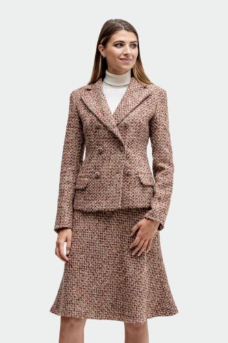 Mantelpak-met-klok-rok-tweed-op-maat