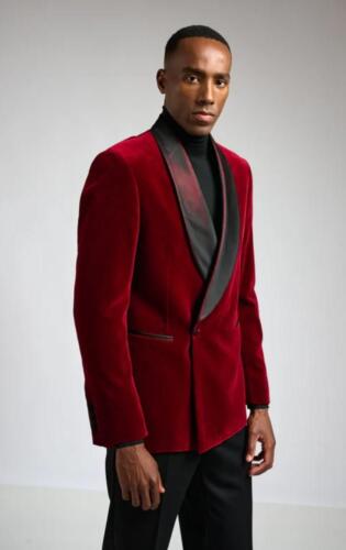 Smoking-op-maat-van-Scabal-stof-in-rood-fluweel-velvet