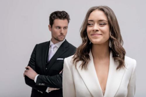 Uniek 3 delig trouwkostuum op maat gemaakt met vest en wit maatoverhemd