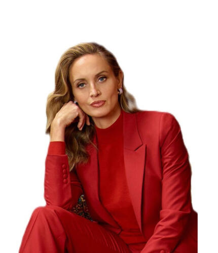 Vrouwelijk-pak-op-maat-in-rood-HS-stof