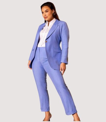 Vrouwelijk-pak-paars-op-maat-gemaakt