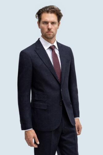 Zakelijk-pak-donkerblauw-flannel