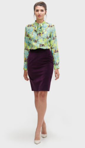 Zakelijke-dames-blouse-met-strik