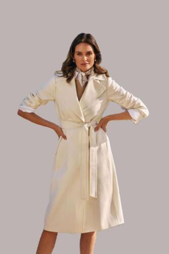 Zakelijke-door-knoop-jurk-vrouw