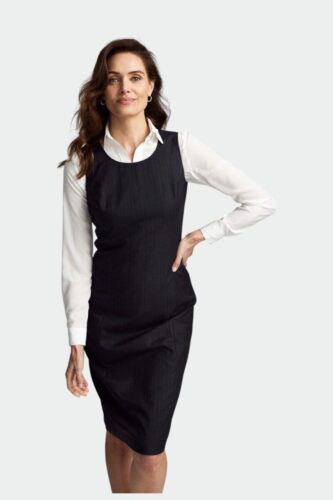 Zakelijke-jurk-zwart-op-maat-gemaakt