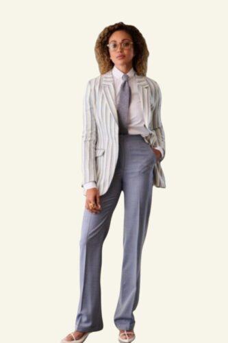 Dames maatpak zakelijk stoer 