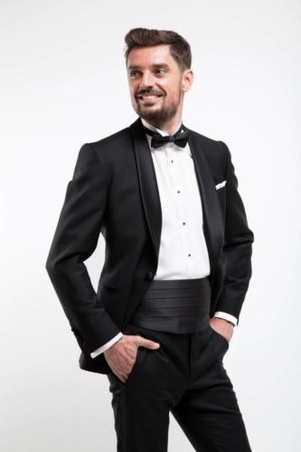 Black tie smoking op maat gemaakt 