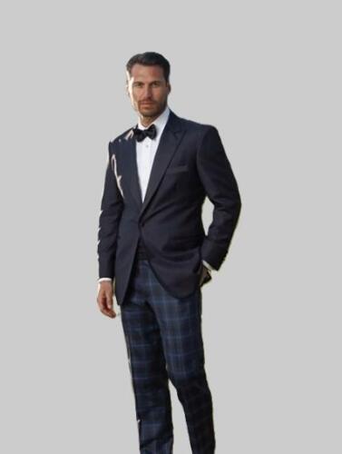 smoking-op-maat-gemaakt-met-blauwe-ruiten-broek